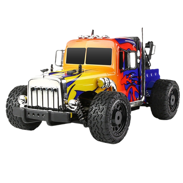 1:16高速RC大轮漂移拖车4X4比例2.4 Ghz新款-17