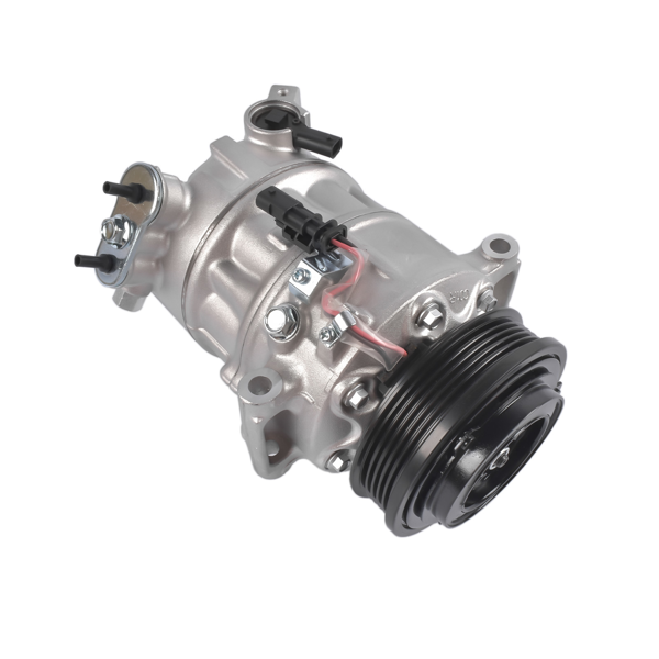 汽车空调压缩机 A/C Compressor with Clutch Fit for Chevy Malibu GMC Acadia Cadillac XT4 Buick Regal L4 2.0L 2.5L 5-Groove Pulley With Heavy Duty Cooling 84554908 84767890-7