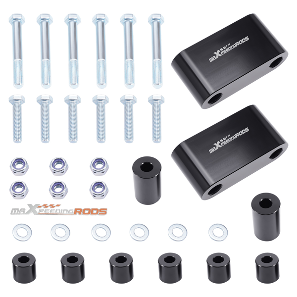 2英寸后拖曳臂垫片套件，适用于斯巴鲁翼豹、森林人、傲虎、力狮车型-1