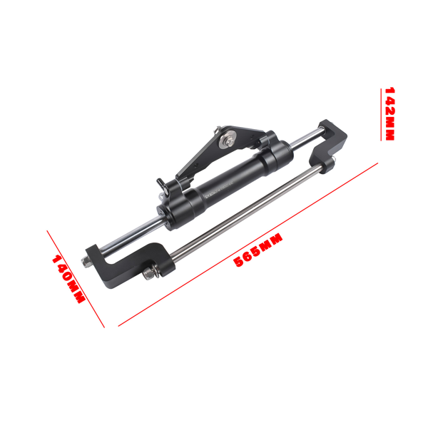 A3 液压方向舵机套件 Hydraulic Outboard Boat Steering Kit + 13.5" Steering Wheel, Hydraulic Helm Pump-8