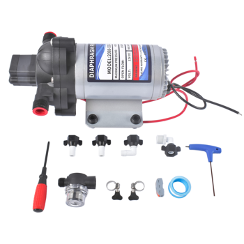 水泵 12V DC RV Fresh Water Pump 3.5 Gallons 45 psi 2088-554-144 Diaphragm Pump for Motorhome