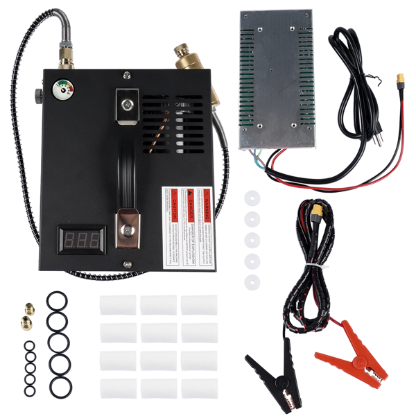 空气压缩机 Air Compressor 4500PSI/30Mpa Built-in Converter DC12V/AC120V Two Colors-7