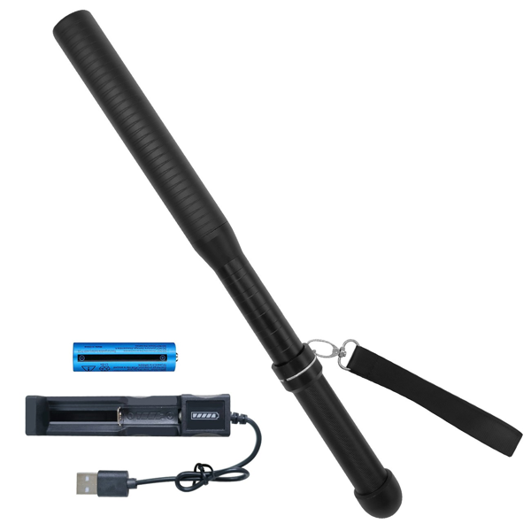 USB可充电LED手电筒3模式户外露营徒步手电筒套装-5