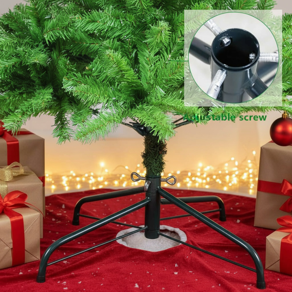 6英尺圣诞树72英寸经典铅笔人造植物，用于万圣节和圣诞节茂密的树枝，逼真的节日派对装饰FBA发货-13