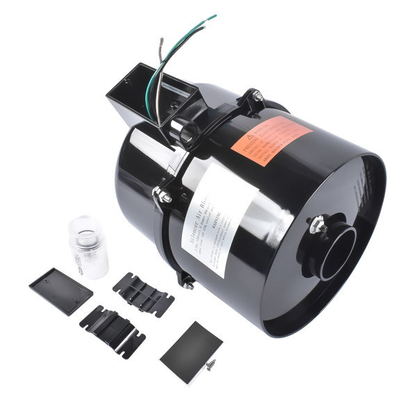 泳池鼓风机 Silencer Pool Spa Hot Tub Blower Black 2HP 120 Volts 9.0 Amps Overload Protection-2