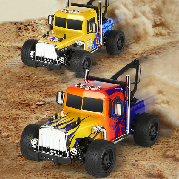 1:16高速RC大轮漂移拖车4X4比例2.4 Ghz新款-23