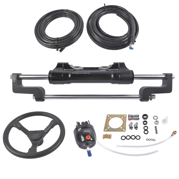 A3 液压方向舵机套件 468(KGF) Complete Marine Hydraulic Steering System w/ 2 x 22ft Hoses HO5122-5