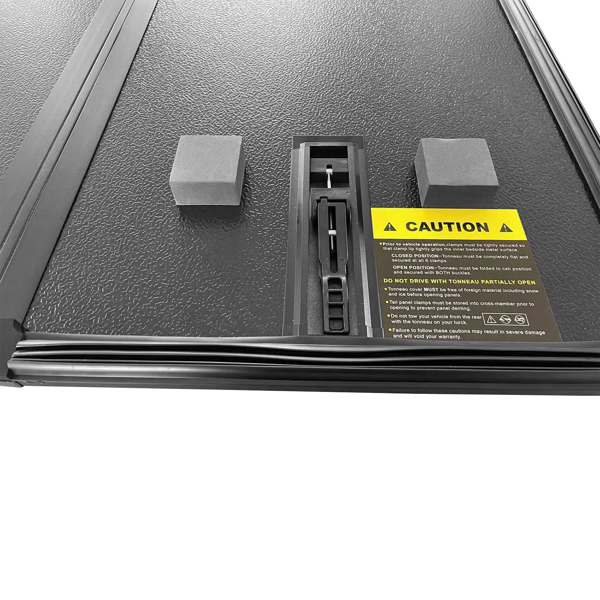 尾箱盖 5.5FT Hard Tri-Fold Tonneau Cover Truck Bed Replacement for 2015-2024 Ford F150 F-150 Waterproof-6