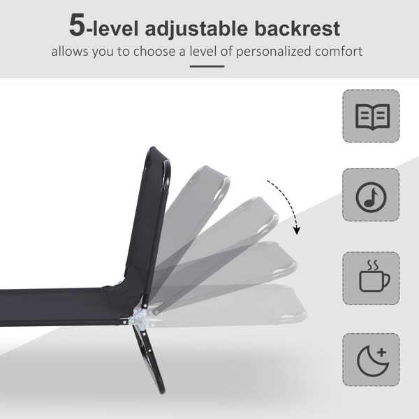 折叠式躺椅（周末不发货）-3