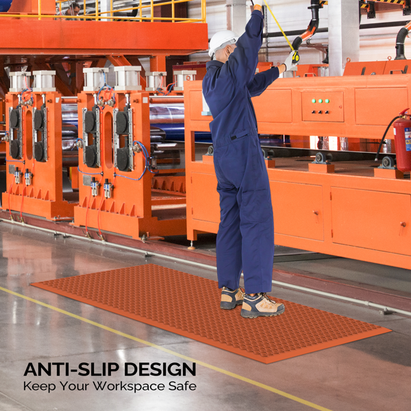 橡胶 红色 90*150*1cm 橡胶地垫-8