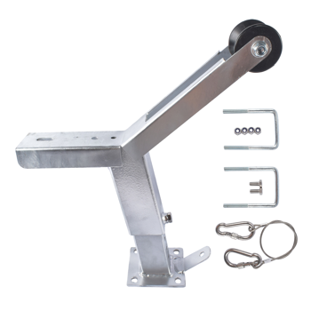 A3 拖车挂接装置 Height Adjustable Boat Winch Mounts 16"-20" + Roller for 3" W x 4" H Frames