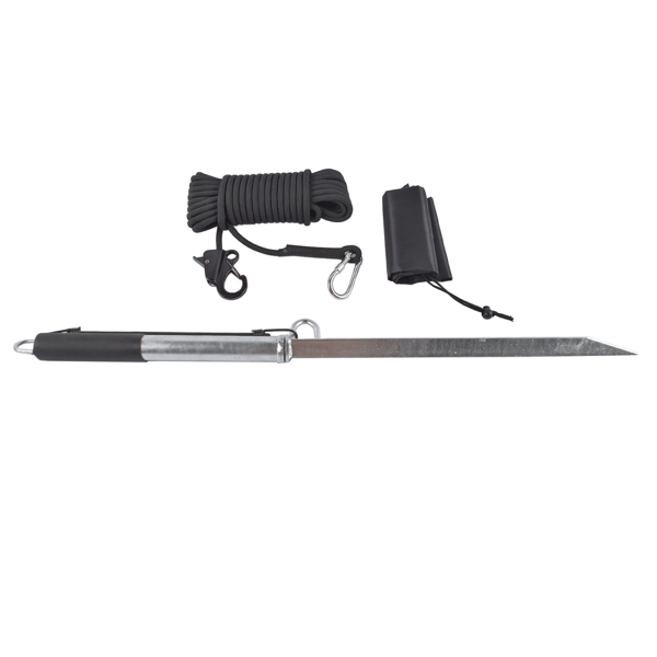 船锚杆 39 Inch Boat Anchor Pole w/ Line & Hook for Shallow Water Shore, Beach, Sandbar-2