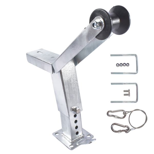 A3 拖车挂接装置 Height Adjustable Boat Winch Mounts 16"-20" + Roller for 3" W x 4" H Frames-4