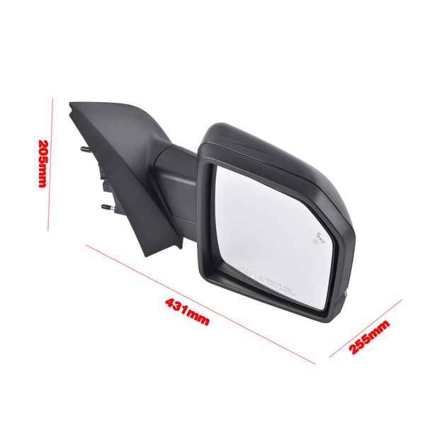 后视镜 Replacement for 2015-2017 Ford F-150 Passenger Side Mirror Power / Signal / Blind Spot 22-Pin-4