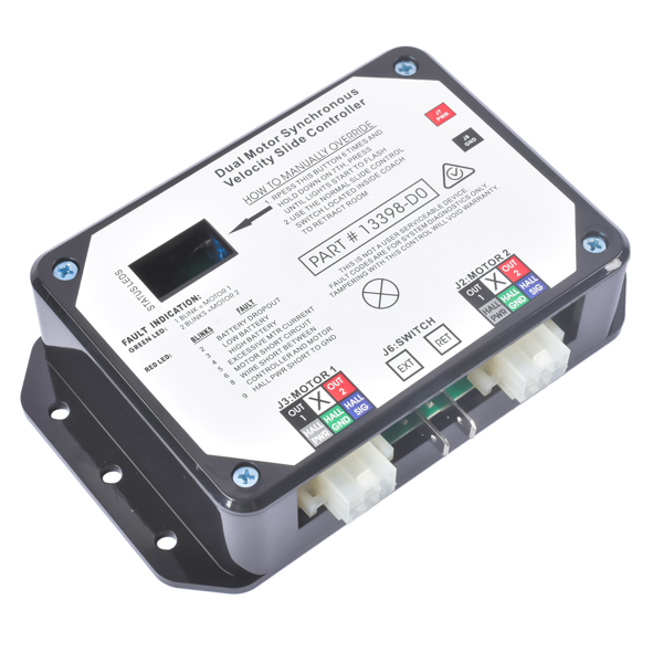 滑动控制器 13398-D0 Dual Motor Synchronous Velocity Slide Controller Replacement for V-Sync II, Lippert on RV-7