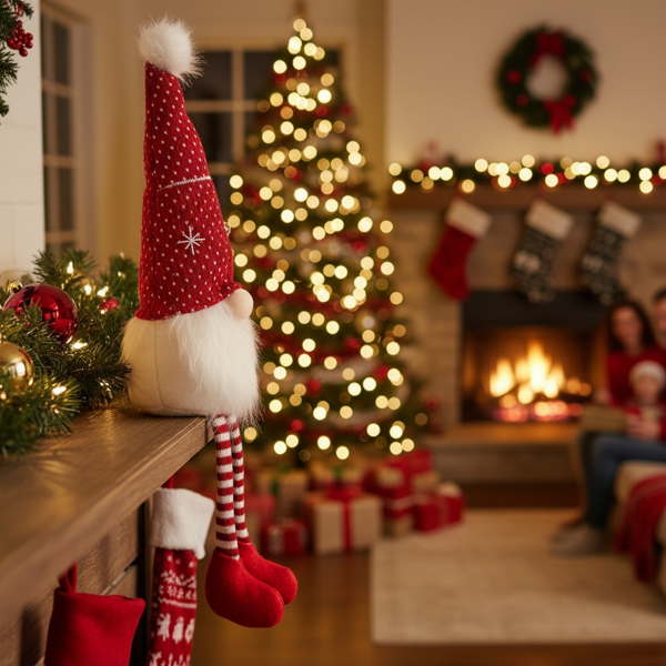 2件套圣诞节侏儒室内外节日派对装饰品可爱的桌面装饰品礼品FBA发货-11