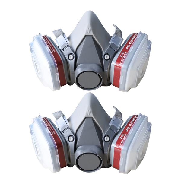 2个7in1半口罩，包括两个过滤器-面罩（未经NIOSH批准）(TK/TMEU下自提)-4