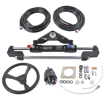 A3 液压方向舵机套件 HO5124 468(KGF) Complete Marine Hydraulic Steering System w/ 2 x 24ft Hoses