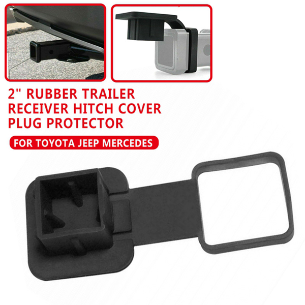 2英寸拖车牵引钩接收器盖插头防尘盖，适合丰田雷克萨斯吉普GMC福特-8