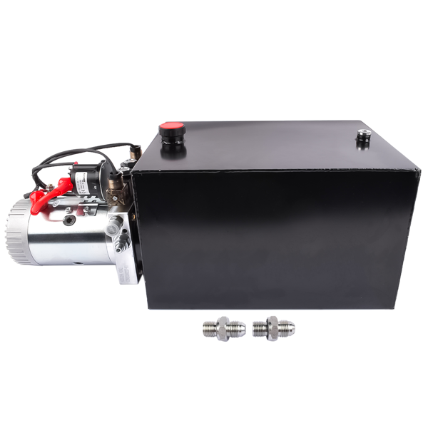 A3 液压泵 20 Quart Double Acting Hydraulic Pump 12V DC Dump Trailer Hydraulic Power Unit-5