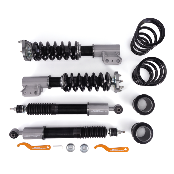 适用于福特野马第四代（1994-2004年款）的可调式避震器降低套件，支持高度调节与阻尼调节-8