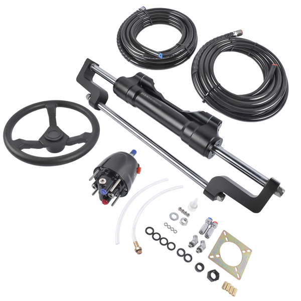 A3 液压方向舵机套件 468(KGF) Complete Marine Hydraulic Steering System w/ 2 x 20ft Hoses HO5120-6
