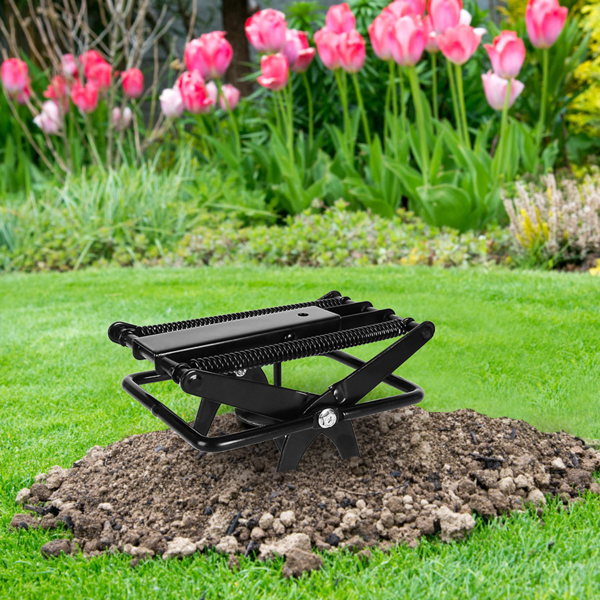 （物流随机发，自提可发加拿大）-强力鼹鼠夹——加厚防水金属材质，轻松踏步式安装，人道即刻致死，草坪与宠物，室内外通用-10