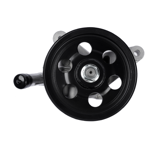 转向助力泵 Silver Power Steering Pump W/ Black Pulley Replacement for Honda 2003-04 Pilot 56110-PGK-A01-8
