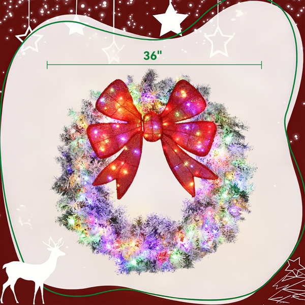 圣诞花环（周末不发货）-7