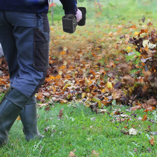 （物流随机发，自提可发加拿大）130000转/分钟无线迷你吹风机，1000W强劲电机搭载涡轮增压技术（550克风压/600克吹力），64毫米出风口设计，轻松清理重型碎屑-12