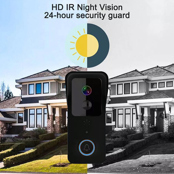 5G WiFi智能门铃无线视频安防摄像头门铃环对讲-19