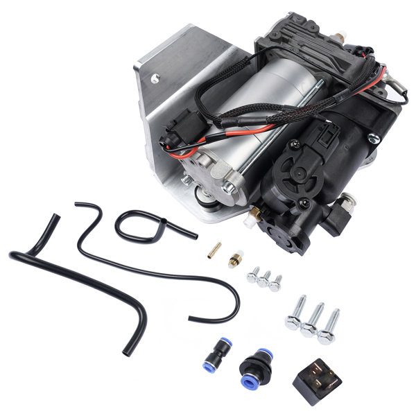 空气悬挂气泵 Air Suspension Compressor Pump +Relay Replacement for Land Rover LR3 LR4 Range Rover Sport-4