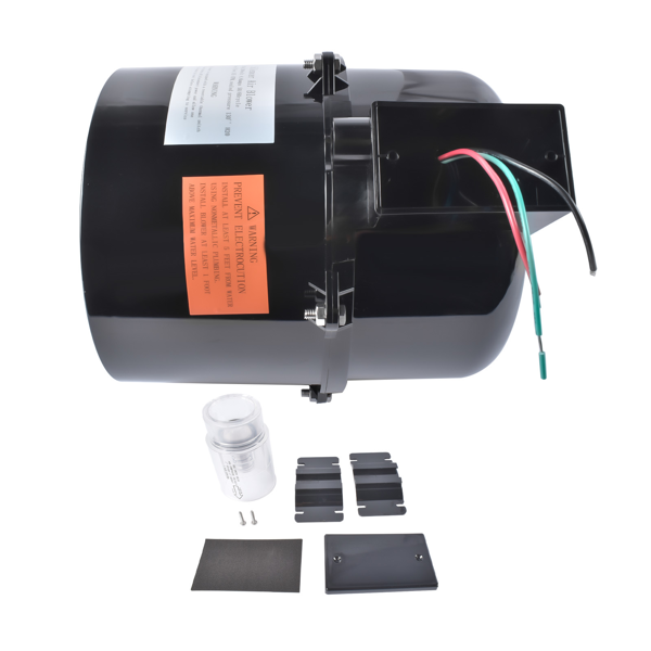 泳池鼓风机 Silencer Pool Spa Hot Tub Blower Black 240 Volt 2 Horsepower Gas Powered Overload Protection 2" Plumbing 6320241-7