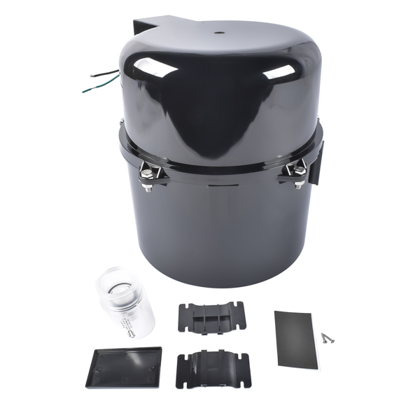 泳池鼓风机 Silencer Pool Spa Hot Tub Blower Black 2HP 120 Volts 9.0 Amps Overload Protection-4