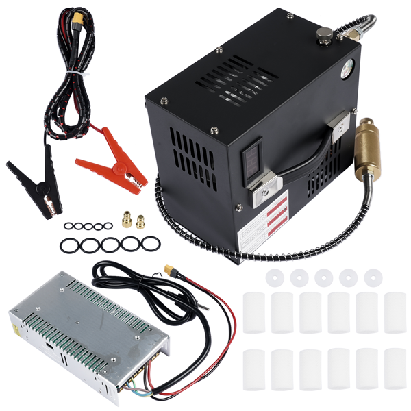 空气压缩机 Air Compressor 4500PSI/30Mpa Built-in Converter DC12V/AC120V Two Colors-6