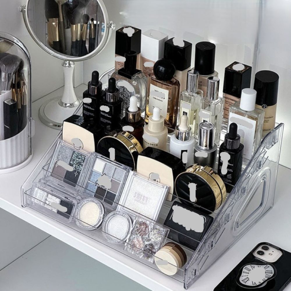 亚克力卡牌拆卡收纳架多层卡位架(Layers:6 layers, 型号:透明色6层）（tk,temu下自提）-6