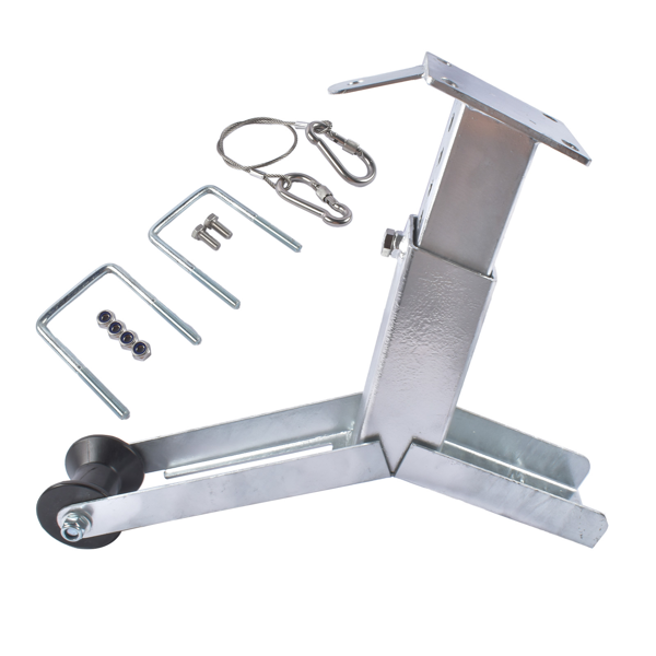 A3 拖车挂接装置 Height Adjustable Boat Winch Mounts 16"-20" + Roller for 3" W x 4" H Frames-7