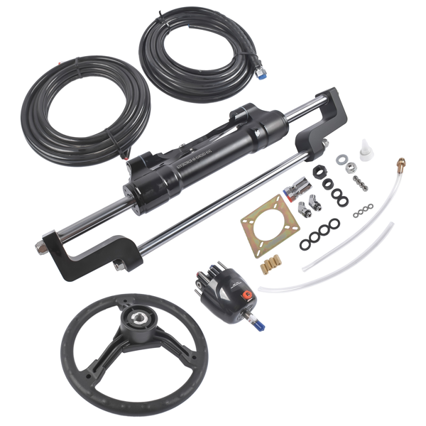 A3 液压方向舵机套件 468(KGF) Complete Marine Hydraulic Steering System w/ 2 x 22ft Hoses HO5122-3