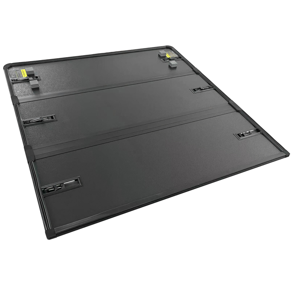 尾箱盖 5.5FT Hard Tri-Fold Tonneau Cover Truck Bed Replacement for 2015-2024 Ford F150 F-150 Waterproof-1