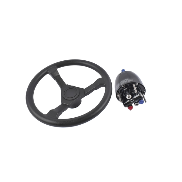 A3 液压方向舵机套件 468(KGF) Complete Marine Hydraulic Steering System w/ 2 x 18ft Hoses 6.9 Mpa-9