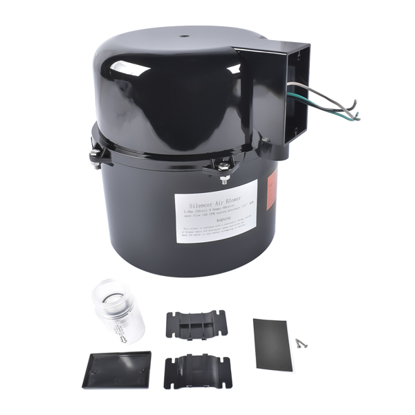 泳池鼓风机 Silencer Pool Spa Hot Tub Blower Black 2HP 120 Volts 9.0 Amps Overload Protection-1