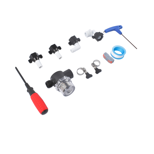 水泵 12V DC RV Fresh Water Pump 3.5 Gallons 45 psi 2088-554-144 Diaphragm Pump for Motorhome-11