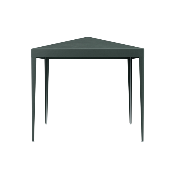 3*3m 4片面（两个门）,螺旋管 凉棚 绿色 PE布, 10'x10'派对帐篷 4 面可拆, 户外 重型凉亭,婚礼帐篷 喷塑铁管-8