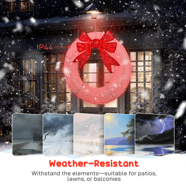 圣诞花环（周末不发货）-1