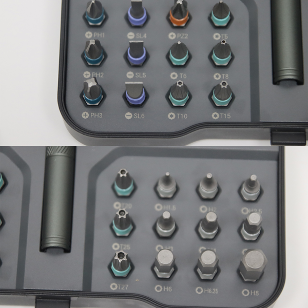 DUKA 24合1多功能棘轮螺丝刀头套装DIY工具箱（限价不能低于23.99）-16