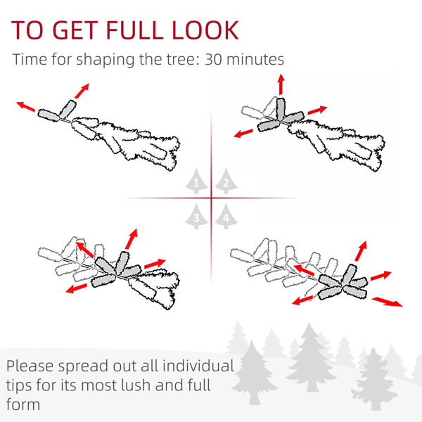 8英尺圣诞树(周末不发货)-4