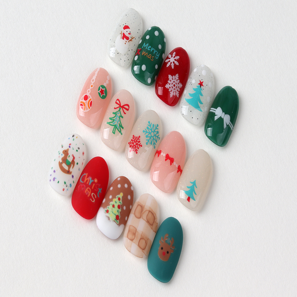 3D圣诞美甲贴纸（6张）-7