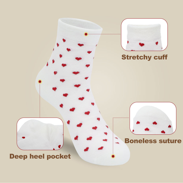 男袜女袜可选 多款多色纯棉中筒袜 舒适透气 休闲运动皆可-9