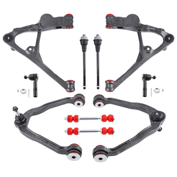 10件装前上控制臂下控制臂拉杆，适用于雪佛兰Silverado和GMC Sierra 1500