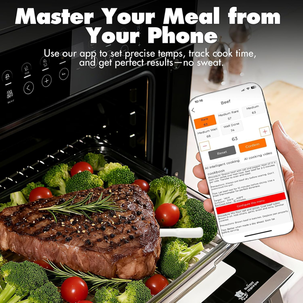 无线食品烤肉温度探针智能AI版-5